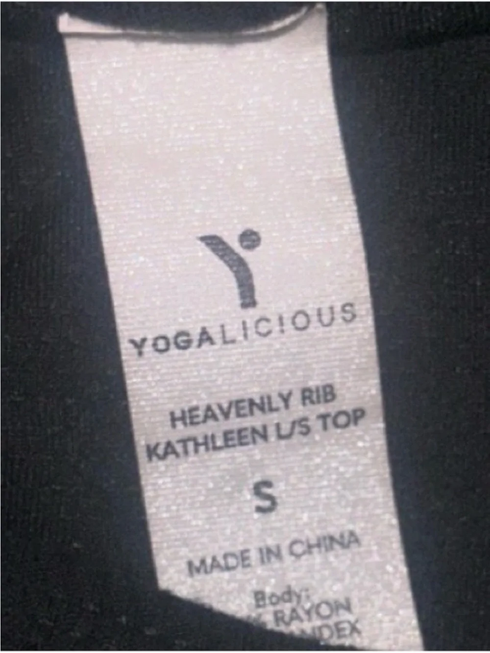 Yogalicious heavenly rib top - Picture 4 of 4